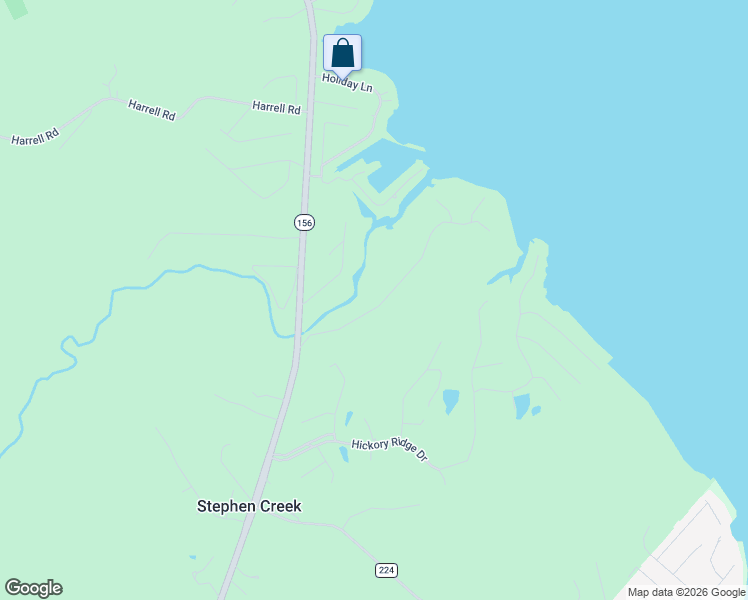 map of restaurants, bars, coffee shops, grocery stores, and more near 5 Harrell Cemetery Road in Coldspring