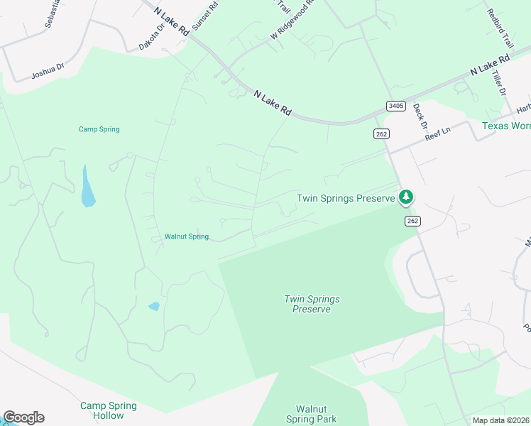 map of restaurants, bars, coffee shops, grocery stores, and more near 401 Twin Springs Road in Georgetown