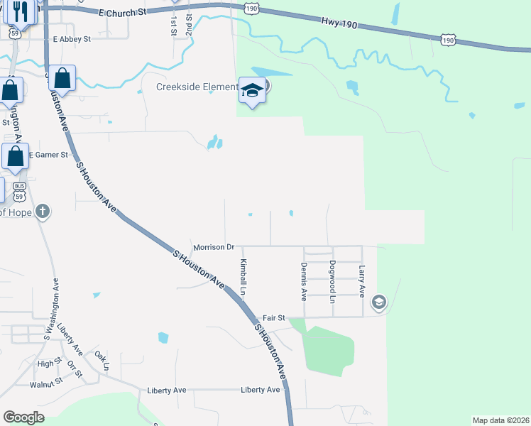 map of restaurants, bars, coffee shops, grocery stores, and more near 112 Spring Hill Drive in Livingston