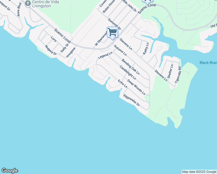 map of restaurants, bars, coffee shops, grocery stores, and more near 445 Carolcrest Lane in Livingston