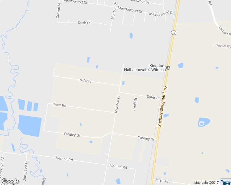 map of restaurants, bars, coffee shops, grocery stores, and more near 1801 Munson Drive in Slaughter