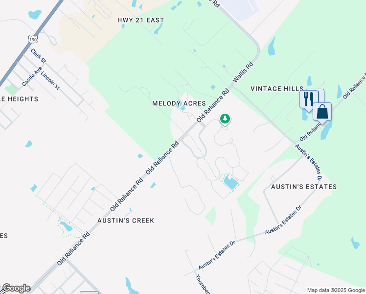 map of restaurants, bars, coffee shops, grocery stores, and more near 1004 Venice Dr in Bryan
