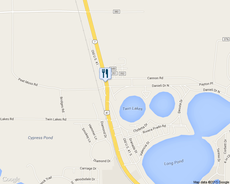 map of restaurants, bars, coffee shops, grocery stores, and more near 5215 Mary Hart Circle in Lake Park