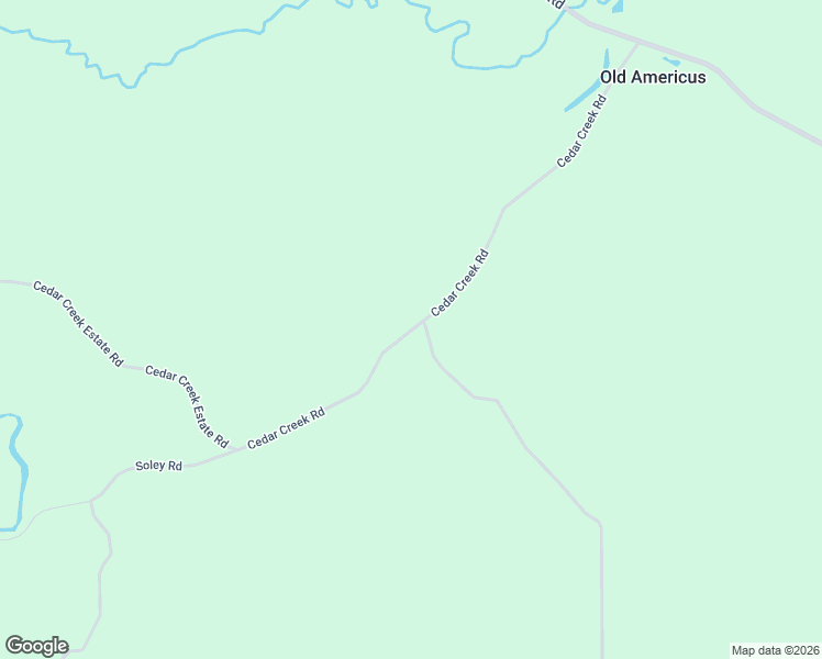 map of restaurants, bars, coffee shops, grocery stores, and more near 469 Cedar Creek Road in Lucedale