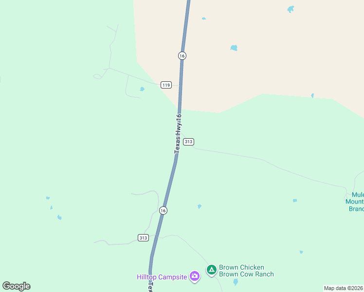 map of restaurants, bars, coffee shops, grocery stores, and more near 221 Texas 16 in Llano