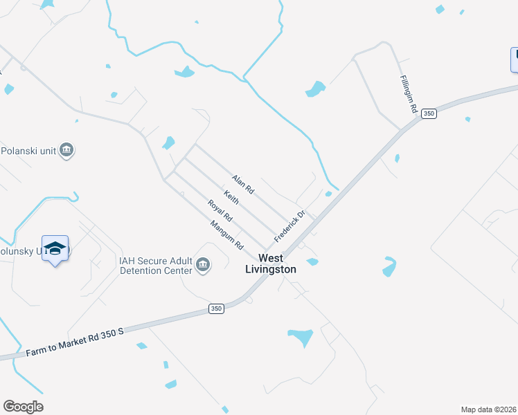 map of restaurants, bars, coffee shops, grocery stores, and more near 185 Alan Road in Livingston
