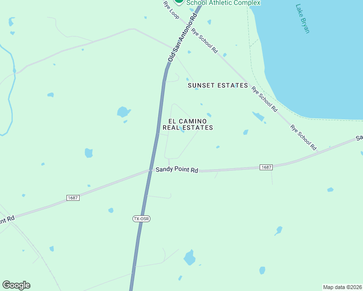 map of restaurants, bars, coffee shops, grocery stores, and more near 4437 Conquistador Circle in Bryan