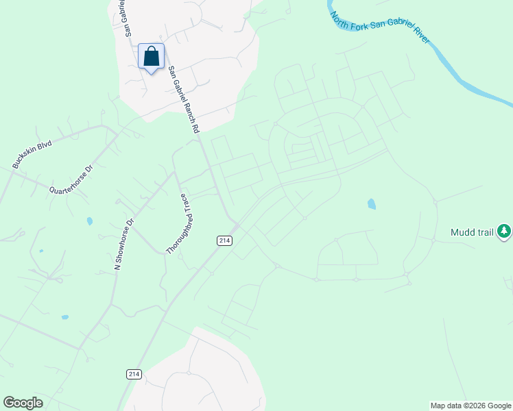 map of restaurants, bars, coffee shops, grocery stores, and more near 2949 County Road 214 in Liberty Hill