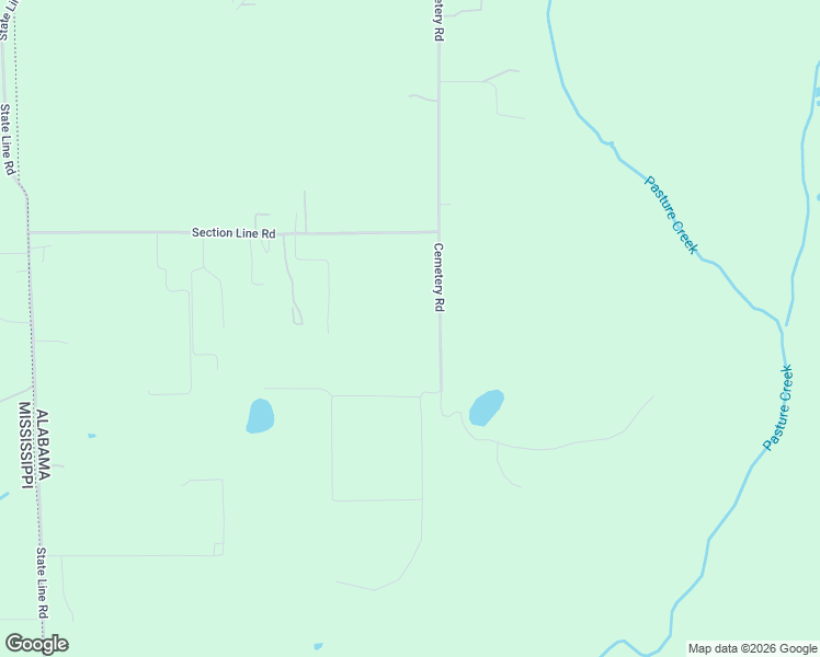 map of restaurants, bars, coffee shops, grocery stores, and more near 14851 Section Line Road in Wilmer