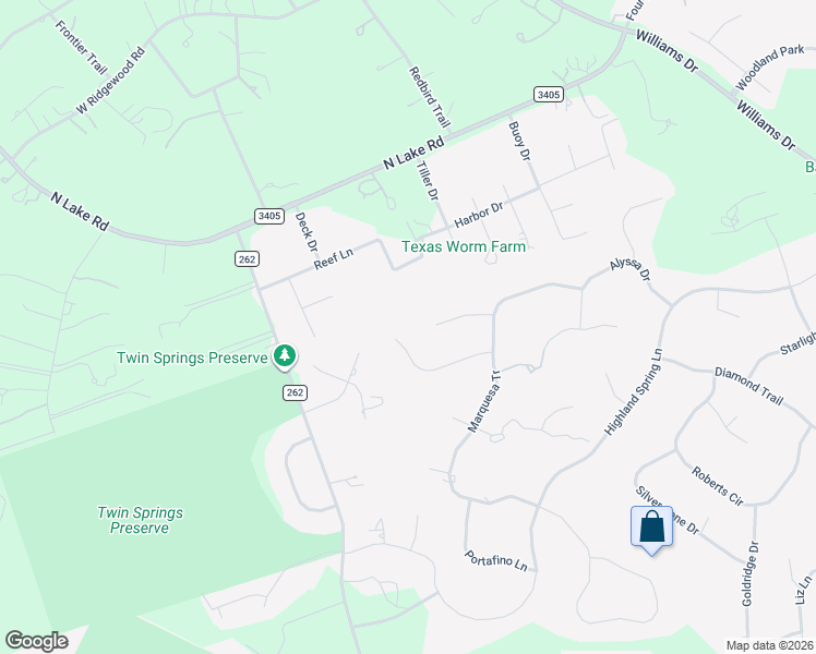 map of restaurants, bars, coffee shops, grocery stores, and more near 116 Bella Vista Trail in Georgetown