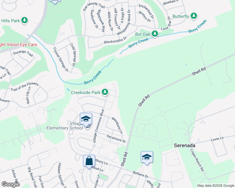 map of restaurants, bars, coffee shops, grocery stores, and more near 720 Crown Anchor Bend in Georgetown