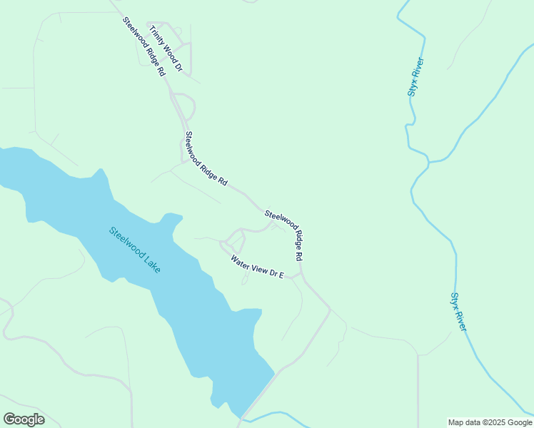 map of restaurants, bars, coffee shops, grocery stores, and more near Steelwood Ridge Road in Robertsdale
