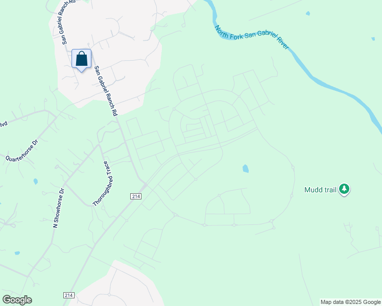 map of restaurants, bars, coffee shops, grocery stores, and more near 2597 County Road 214 in Liberty Hill