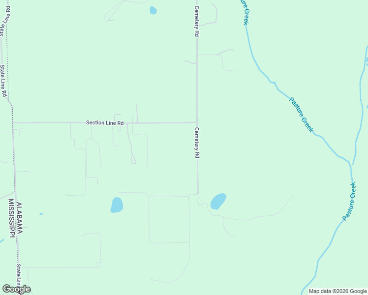 map of restaurants, bars, coffee shops, grocery stores, and more near 14851 Section Line Road in Wilmer