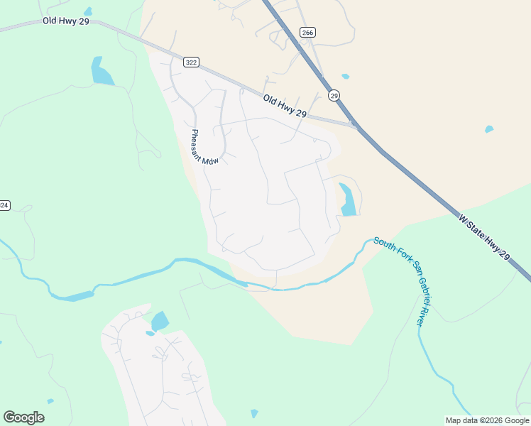 map of restaurants, bars, coffee shops, grocery stores, and more near 233 Rio Ancho Boulevard in Liberty Hill