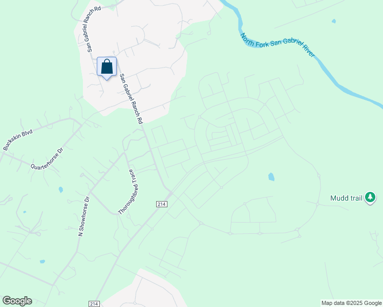 map of restaurants, bars, coffee shops, grocery stores, and more near 2597 County Road 214 in Liberty Hill