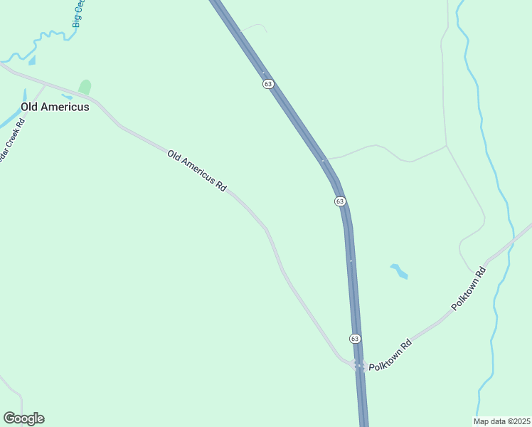 map of restaurants, bars, coffee shops, grocery stores, and more near 24800 Old Americus Road in Lucedale