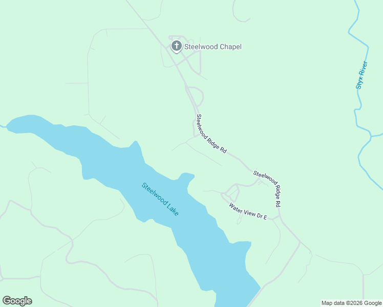 map of restaurants, bars, coffee shops, grocery stores, and more near Steelwood Ridge Drive in Loxley