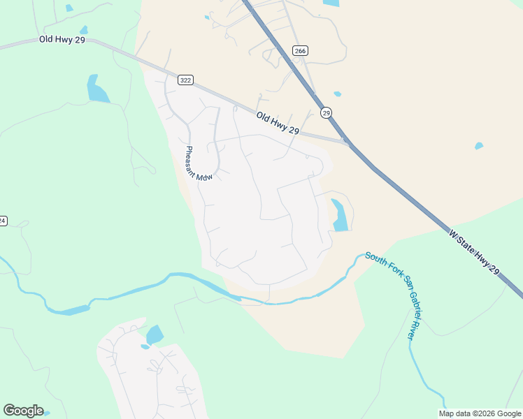 map of restaurants, bars, coffee shops, grocery stores, and more near 233 Rio Ancho Boulevard in Liberty Hill