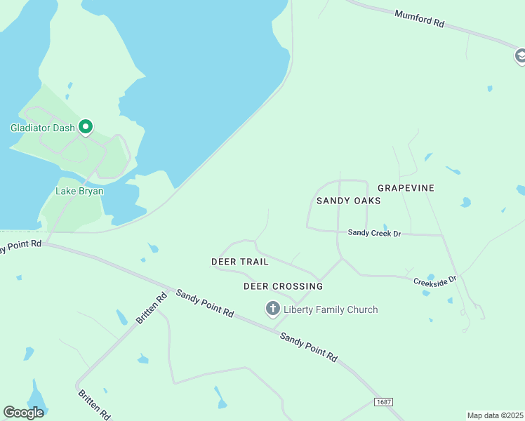 map of restaurants, bars, coffee shops, grocery stores, and more near 7801 Deer Crossing Drive in Bryan