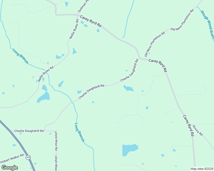 map of restaurants, bars, coffee shops, grocery stores, and more near 217 Charlie Daughdrill Rd in Carriere
