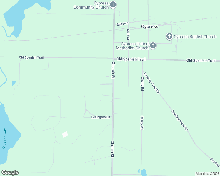 map of restaurants, bars, coffee shops, grocery stores, and more near 1949 Church Street in Marianna