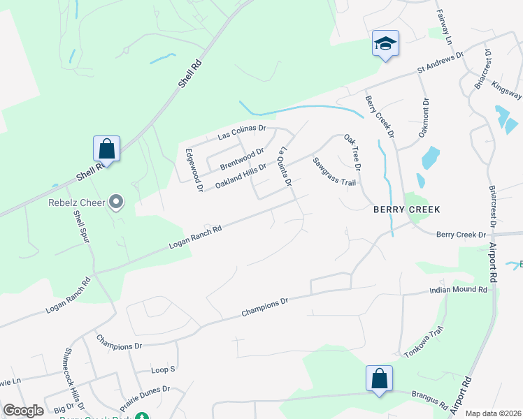 map of restaurants, bars, coffee shops, grocery stores, and more near 453 Logan Ranch Road in Georgetown
