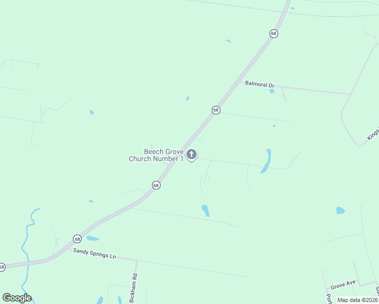map of restaurants, bars, coffee shops, grocery stores, and more near 949 Louisiana 68 in Jackson