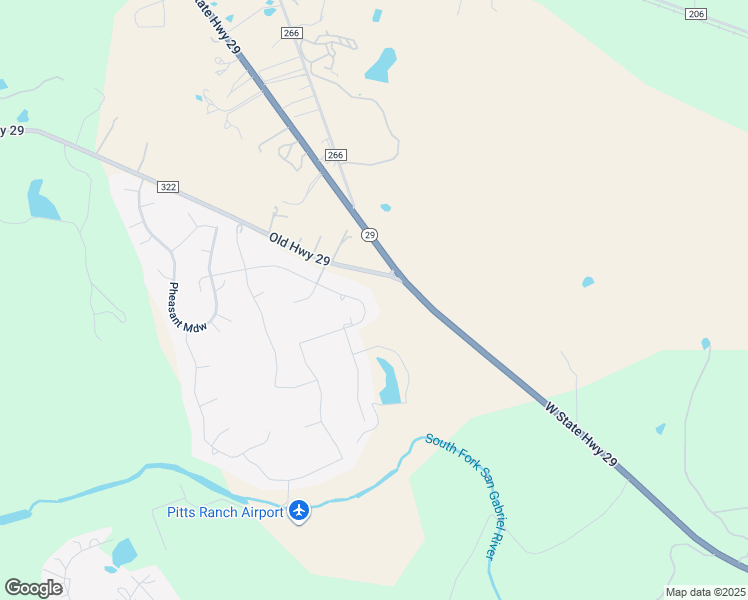 map of restaurants, bars, coffee shops, grocery stores, and more near 424 Buffalo Trail in Liberty Hill