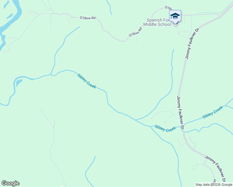 map of restaurants, bars, coffee shops, grocery stores, and more near 9510 D'Olive Road in Spanish Fort