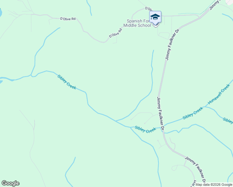 map of restaurants, bars, coffee shops, grocery stores, and more near 9510 D'Olive Road in Spanish Fort