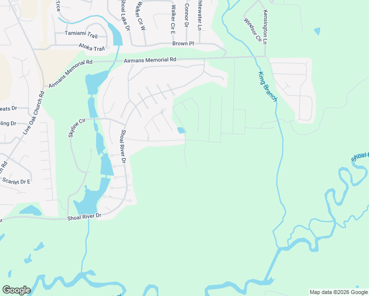 map of restaurants, bars, coffee shops, grocery stores, and more near 2950 Chantry Circle in Crestview