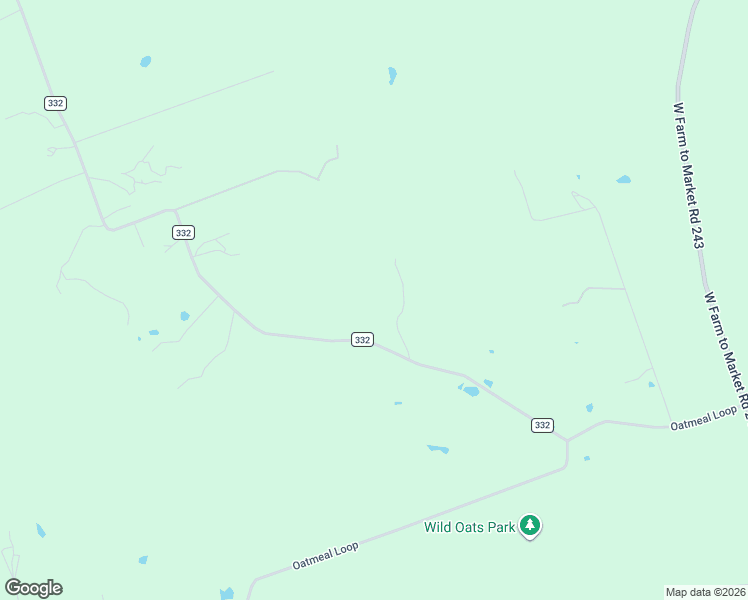 map of restaurants, bars, coffee shops, grocery stores, and more near 1355 County Road 332 in Bertram