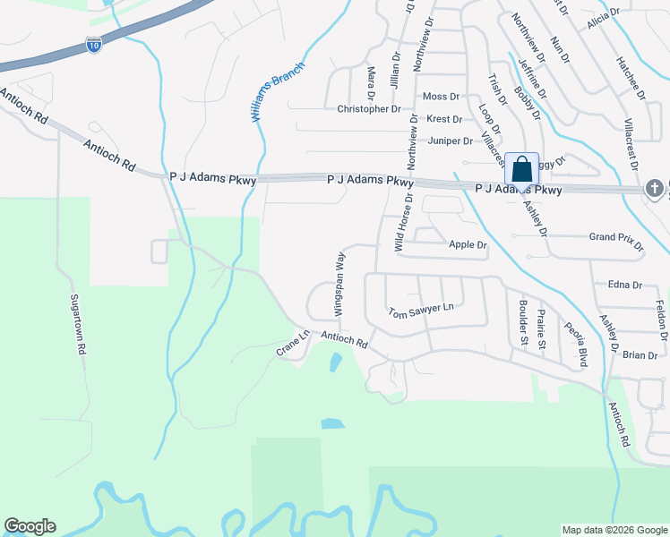 map of restaurants, bars, coffee shops, grocery stores, and more near 701 Majestic Drive in Crestview