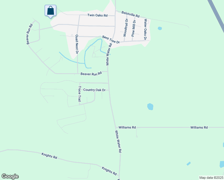 map of restaurants, bars, coffee shops, grocery stores, and more near 4421 White Water Road in Valdosta