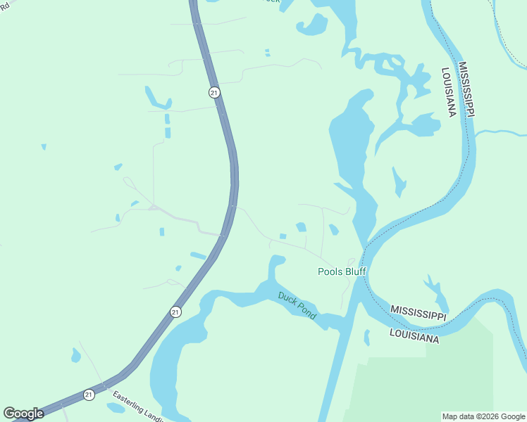 map of restaurants, bars, coffee shops, grocery stores, and more near 62023 Pools Bluf Road in Bogalusa