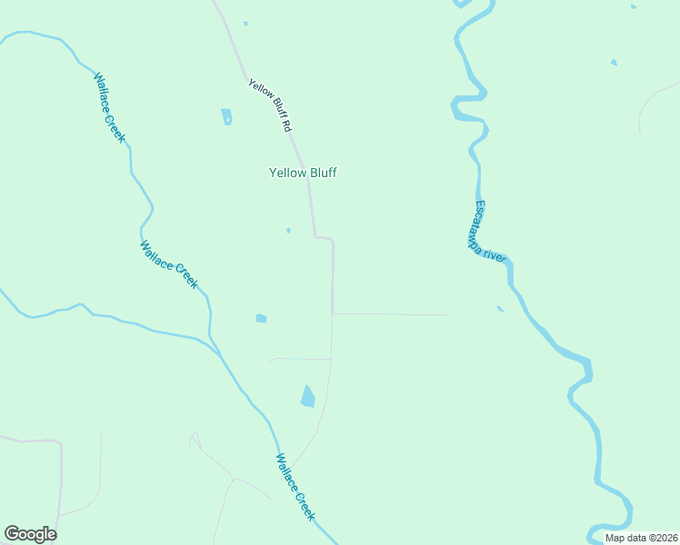 map of restaurants, bars, coffee shops, grocery stores, and more near 25248-25524 Yellow Bluff Rd in Lucedale