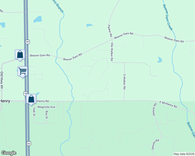 map of restaurants, bars, coffee shops, grocery stores, and more near Cascade Cove in Perkinston