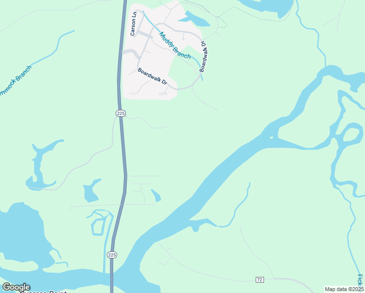 map of restaurants, bars, coffee shops, grocery stores, and more near 7304 Bridgewood Ln in Spanish Fort