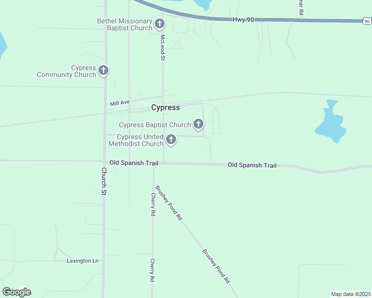 map of restaurants, bars, coffee shops, grocery stores, and more near 6285 Cemetery Avenue in Grand Ridge