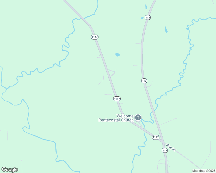 map of restaurants, bars, coffee shops, grocery stores, and more near Highway 1147 in DeRidder