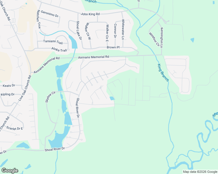 map of restaurants, bars, coffee shops, grocery stores, and more near 2958 Chancellor Court in Crestview