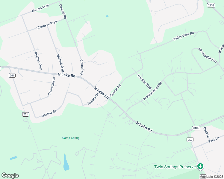 map of restaurants, bars, coffee shops, grocery stores, and more near 106 Sunset Road in Georgetown