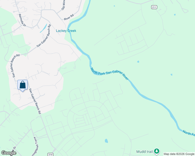 map of restaurants, bars, coffee shops, grocery stores, and more near 951 County Road 207 in Liberty Hill