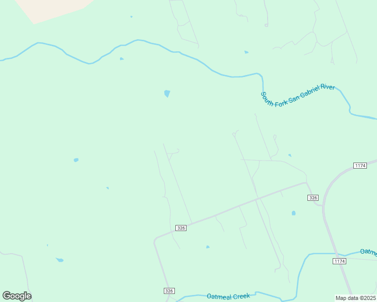 map of restaurants, bars, coffee shops, grocery stores, and more near 2102 County Road 326 in Bertram