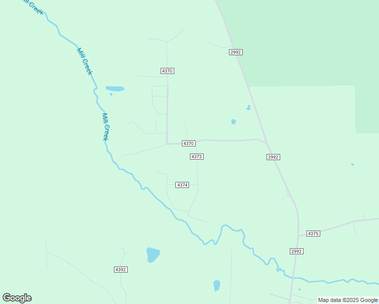map of restaurants, bars, coffee shops, grocery stores, and more near County Road 4370 in Woodville