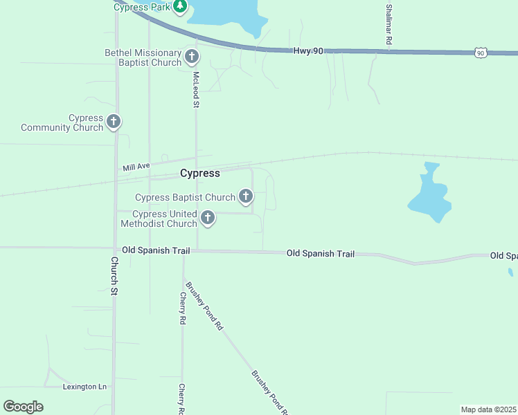 map of restaurants, bars, coffee shops, grocery stores, and more near 6285 Cemetery Avenue in Grand Ridge