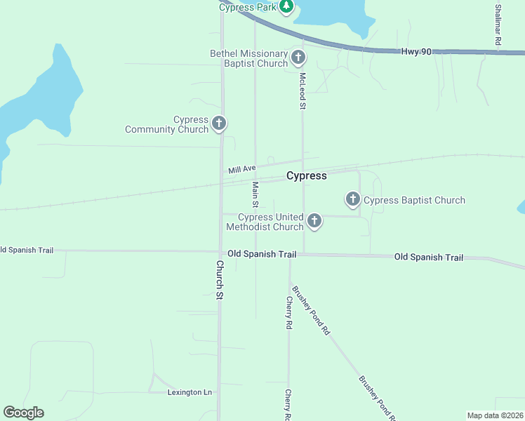 map of restaurants, bars, coffee shops, grocery stores, and more near 2007 Main Street in Grand Ridge