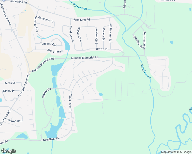 map of restaurants, bars, coffee shops, grocery stores, and more near 2958 Chancellor Court in Crestview