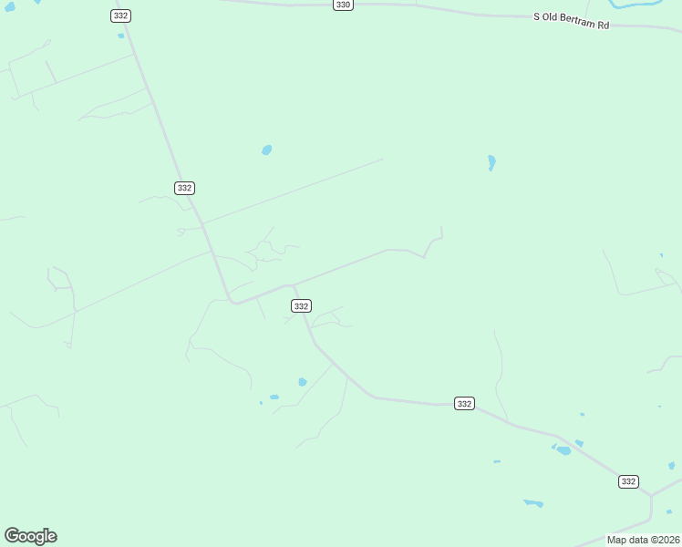 map of restaurants, bars, coffee shops, grocery stores, and more near 1355 County Road 332 in Bertram